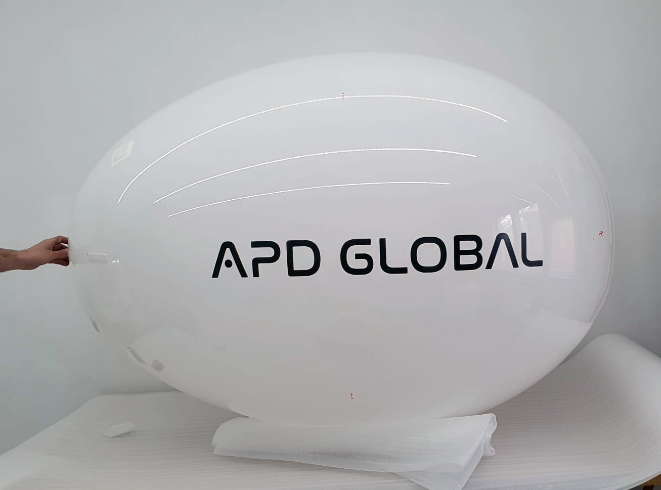 Envelope do RC Blimp 1.5m com logotipo